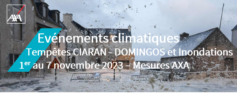 Tempêtes CIARAN & DOMINGOS